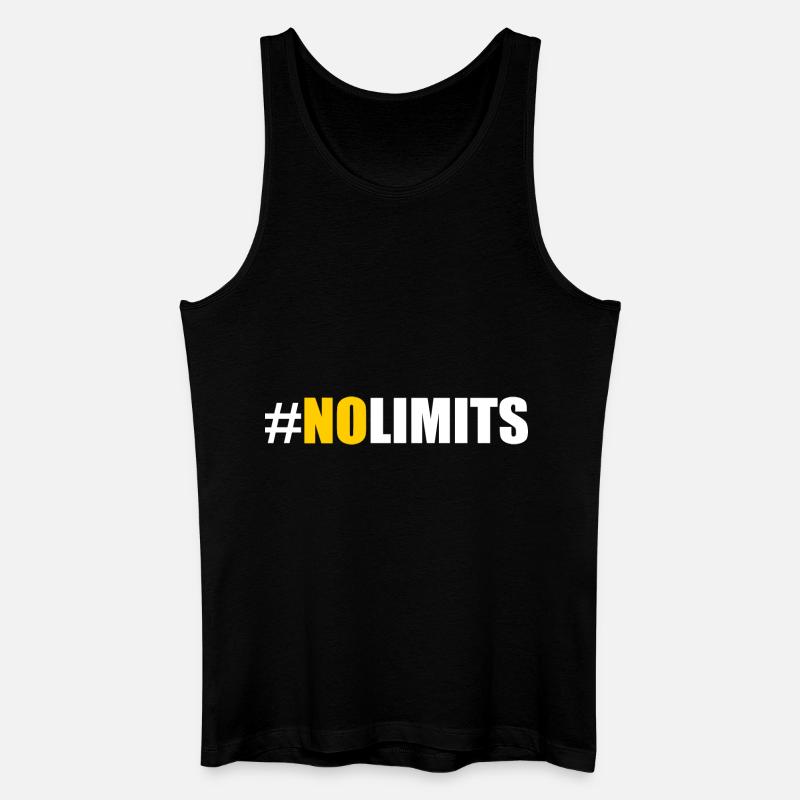 No limits - Männer Bio Tank Top - Schwarz