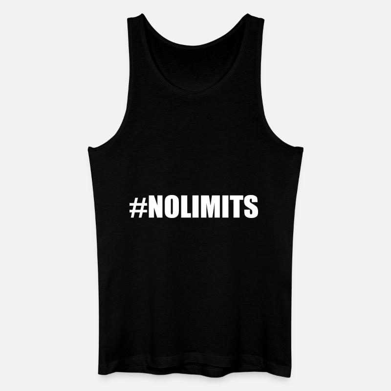 No limits - Männer Bio Tank Top - Schwarz