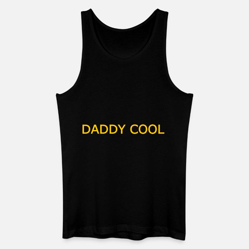 Daddy cool - Männer Bio Tank Top - Schwarz