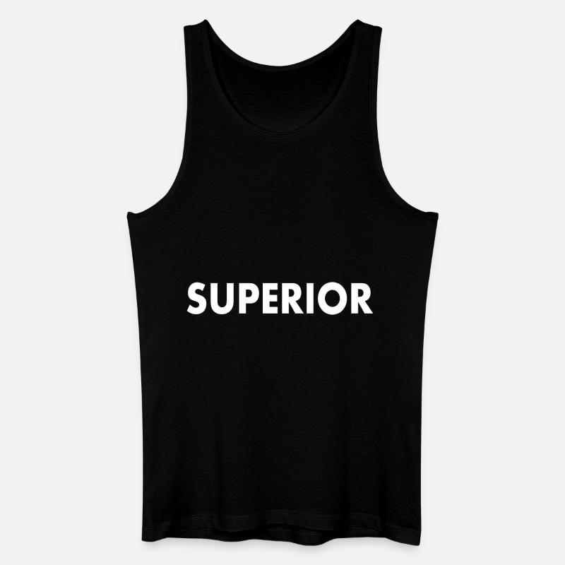 superior - Männer Bio Tank Top - Schwarz
