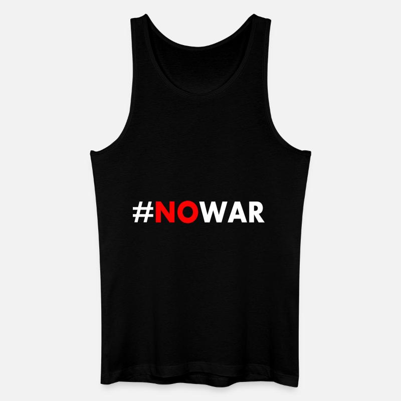 No war - Männer Bio Tank Top - Schwarz