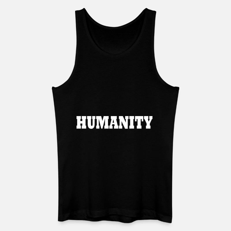 Humanity - Männer Bio Tank Top - Schwarz