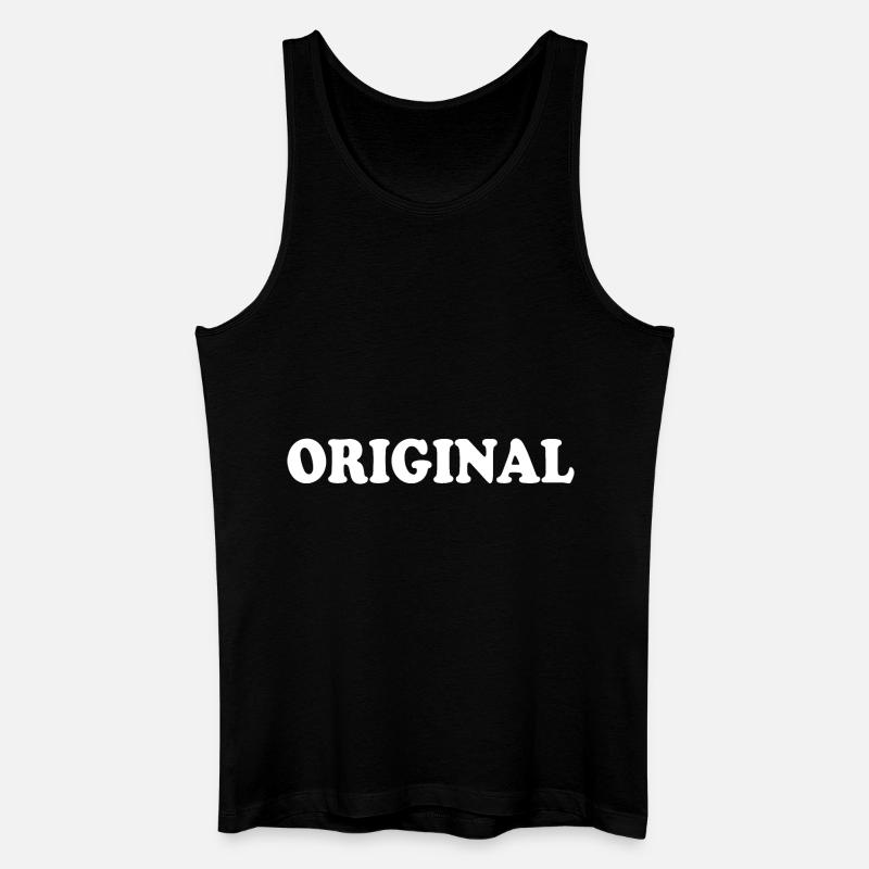 Original - Männer Bio Tank Top - Schwarz