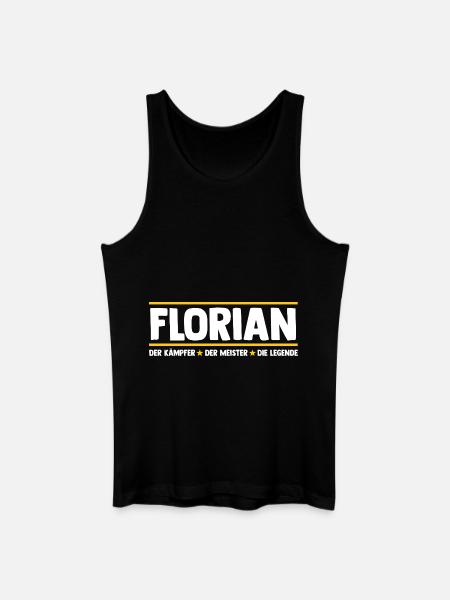 Florian - Men’s Organic Tank Top - black