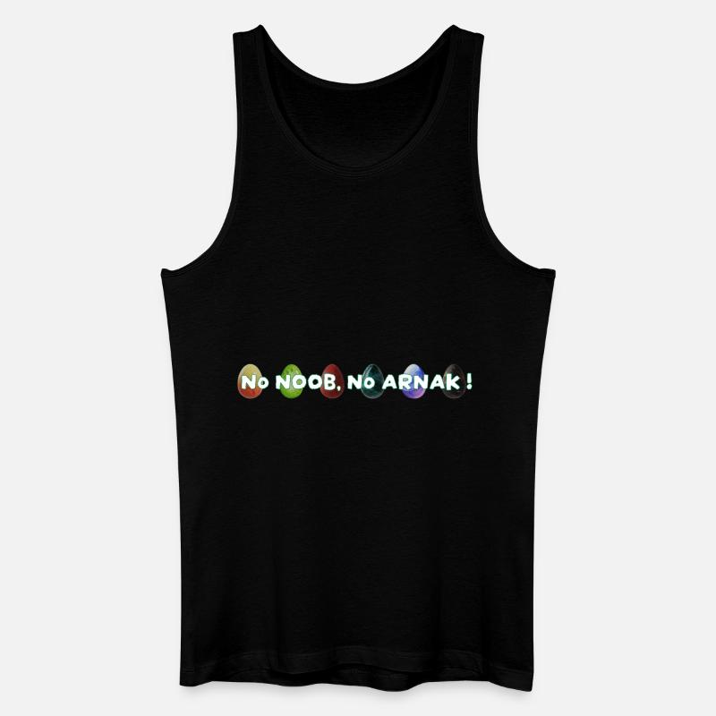 No Noob no arnak! - Männer Bio Tank Top - Schwarz