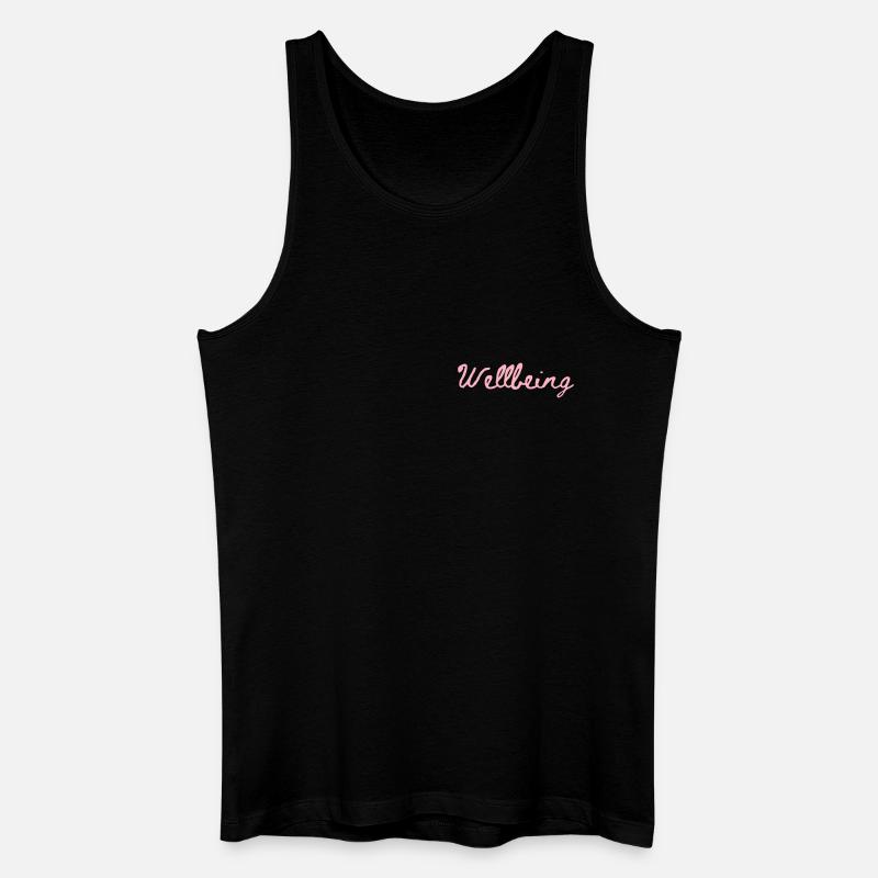 211753052_341312797_Wellbeing - Männer Bio Tank Top - Schwarz