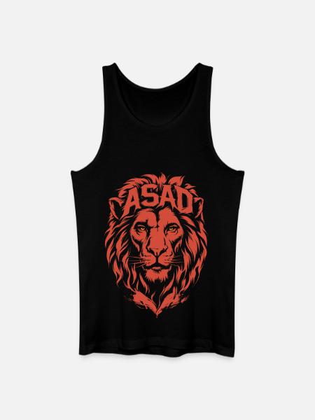 Red Lion ASAD Imperious Head - Men’s Organic Tank Top - black