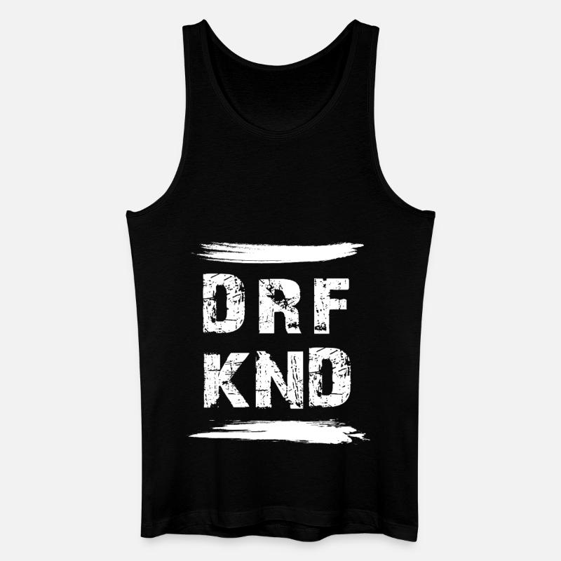 DORFKIND - Männer Bio Tank Top - Schwarz