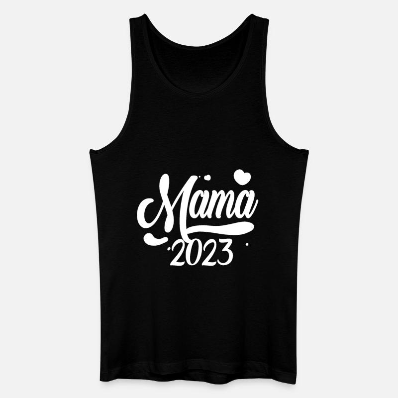 Mama 2023 Mutter - Männer Bio Tank Top - Schwarz
