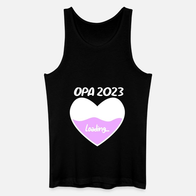 Opa 2023 loading - Männer Bio Tank Top - Schwarz