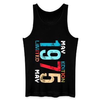 Legend 1975 Geschenke zum 50. Geburtstag für Männer Frauen 50 J - Männer Bio Tank Top - Schwarz - Vorne