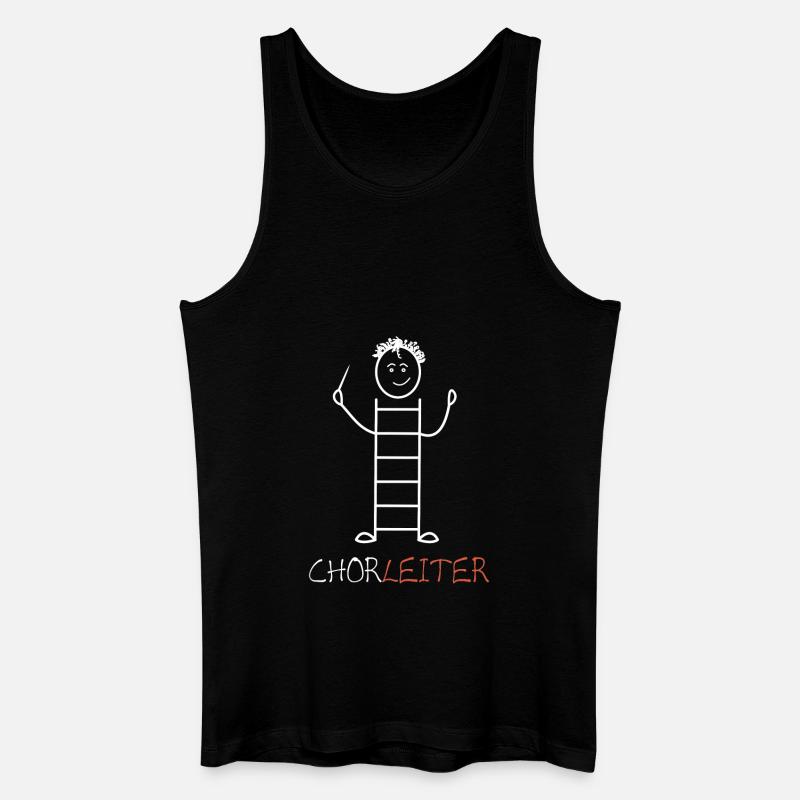 Chorleiter - Männer Bio Tank Top - Schwarz