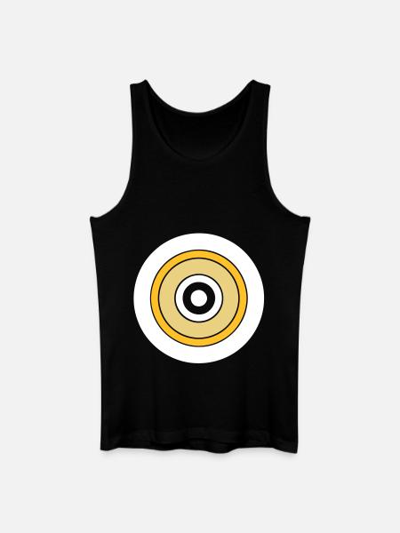 Circles - Men’s Organic Tank Top - black
