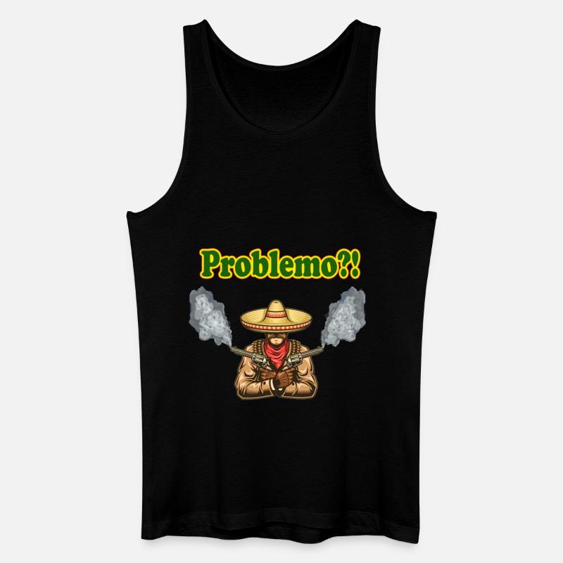 Mexiko, mexican geschenk, geschenkidee, problemo - Männer Bio Tank Top - Schwarz