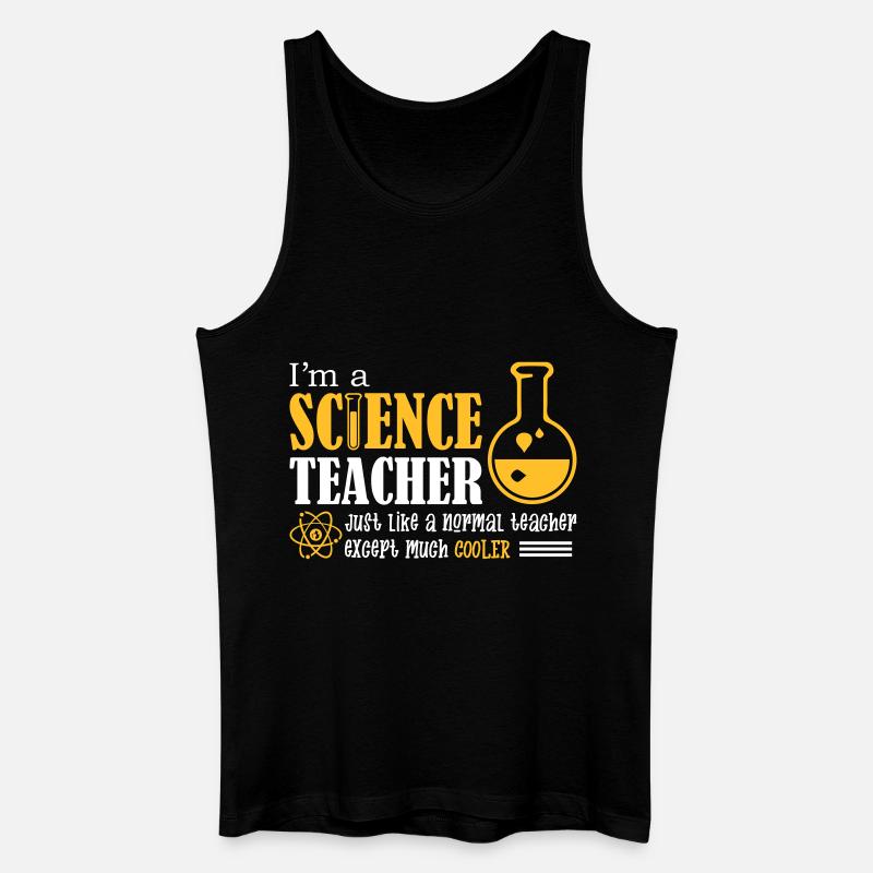 I'm A Science Teacher - Männer Bio Tank Top - Schwarz