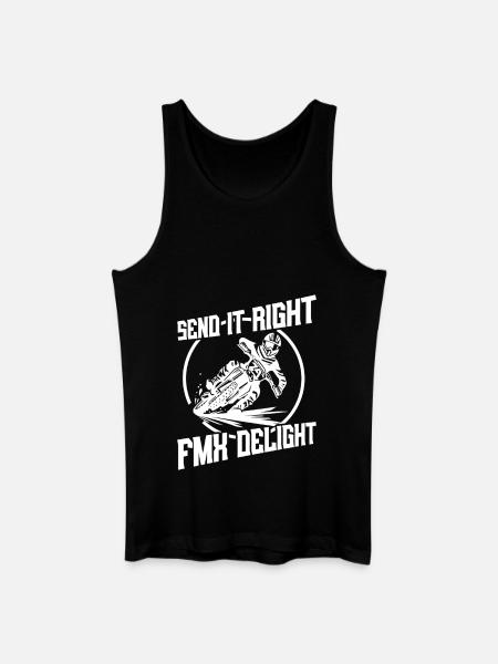 Dirt Bike Rider FMX Delight MX Motocross Supercross - Men’s Organic Tank Top - black