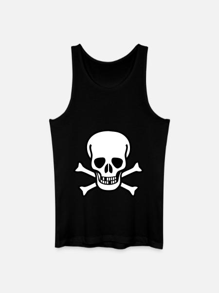 Skull - Men’s Organic Tank Top - black