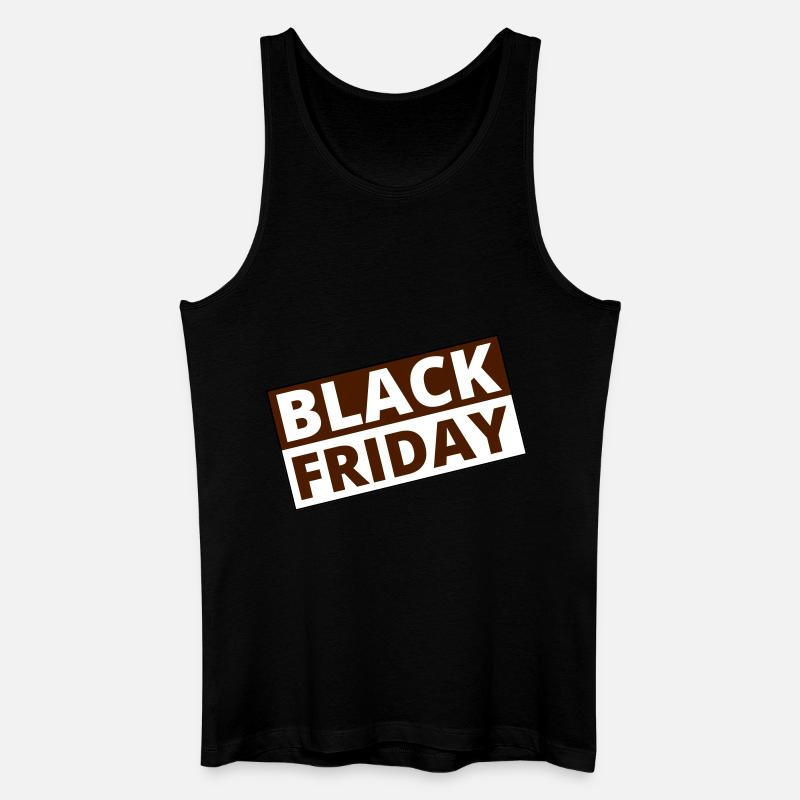 black Friday - Débardeur bio Homme - noir