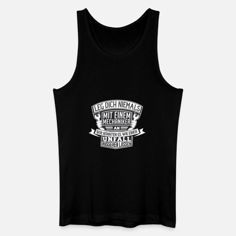Mechaniker - Männer Bio Tank Top - Schwarz