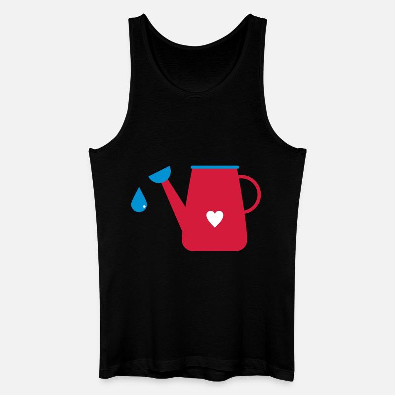 giesskanne - Männer Bio Tank Top - Schwarz