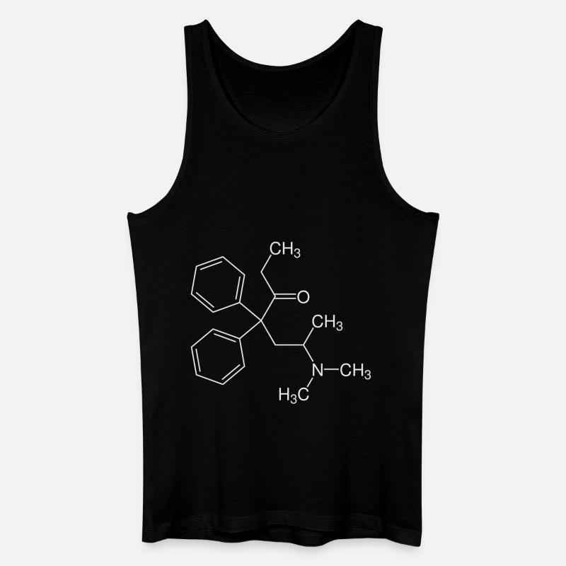 Methadone structural formula - Men’s Organic Tank Top - black