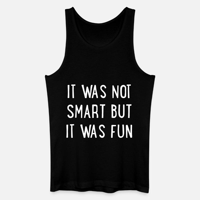 lustig - Männer Bio Tank Top - Schwarz