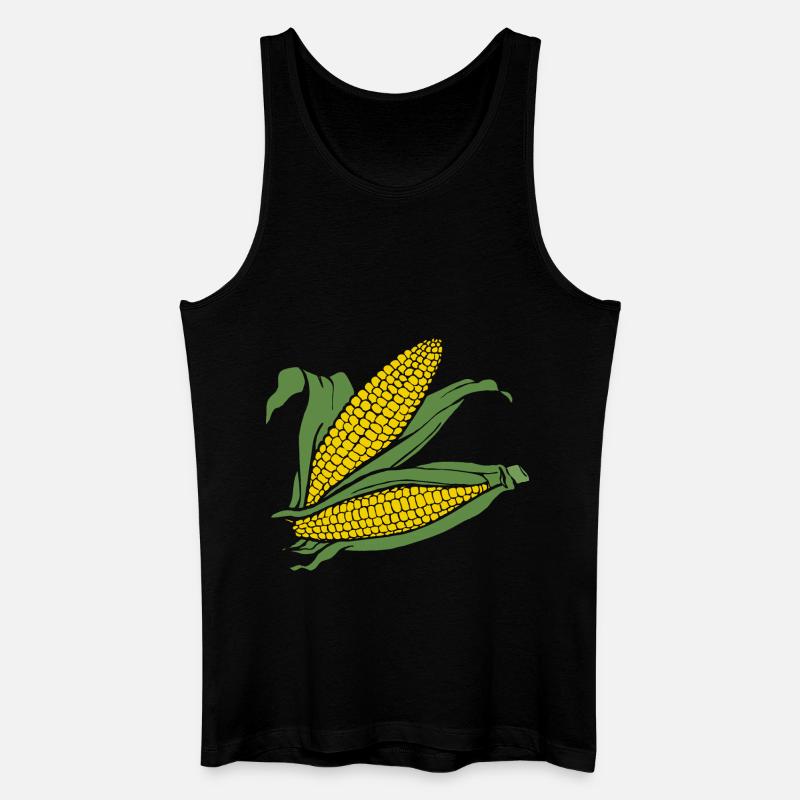 Mais - Männer Bio Tank Top - Schwarz