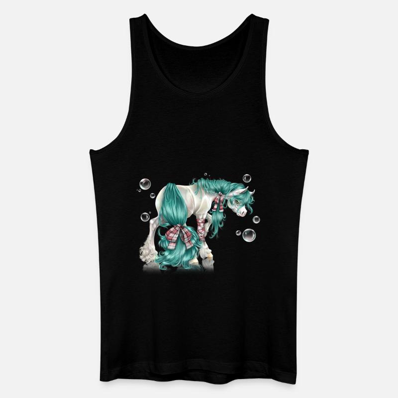 Opalina - Männer Bio Tank Top - Schwarz