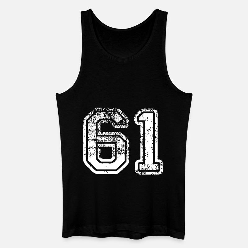 61 - Männer Bio Tank Top - Schwarz