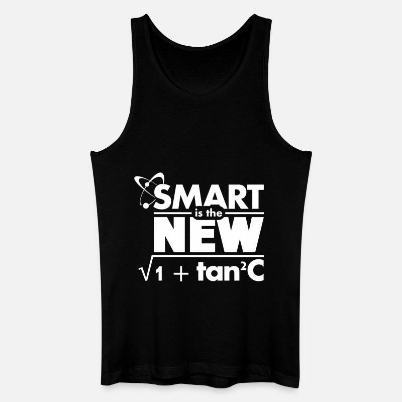 Smart is the new... - Männer Bio Tank Top - Schwarz