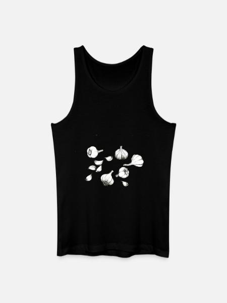 garlic - Men’s Organic Tank Top - black