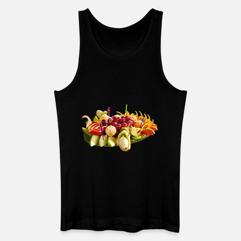 Leckeres Obst - Männer Bio Tank Top - Schwarz