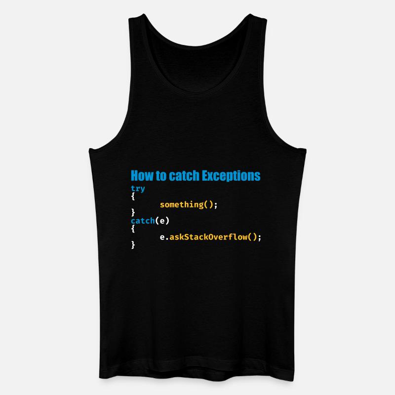 Programmierer, Software, Informatik, Developer - Männer Bio Tank Top - Schwarz