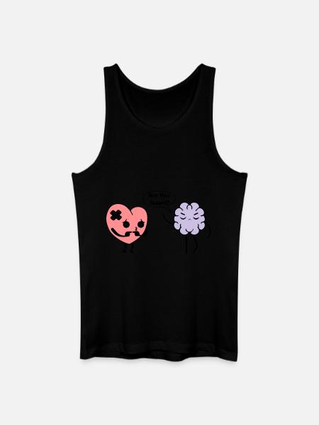 Learn Heart - Men’s Organic Tank Top - black