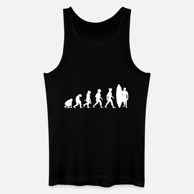 Evolution Surf Surfers surf surf - Débardeur bio Homme - noir