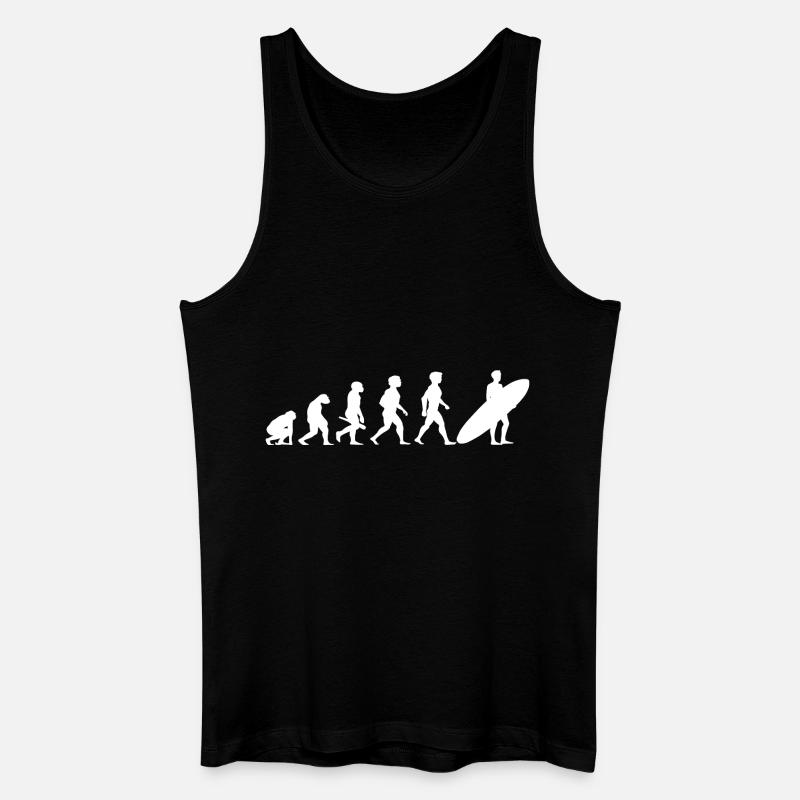 Evolution Surf Surfers surf surf - Débardeur bio Homme - noir