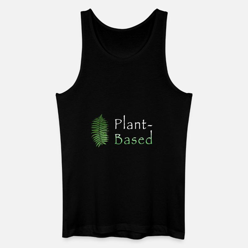 Plant-Based - Männer Bio Tank Top - Schwarz