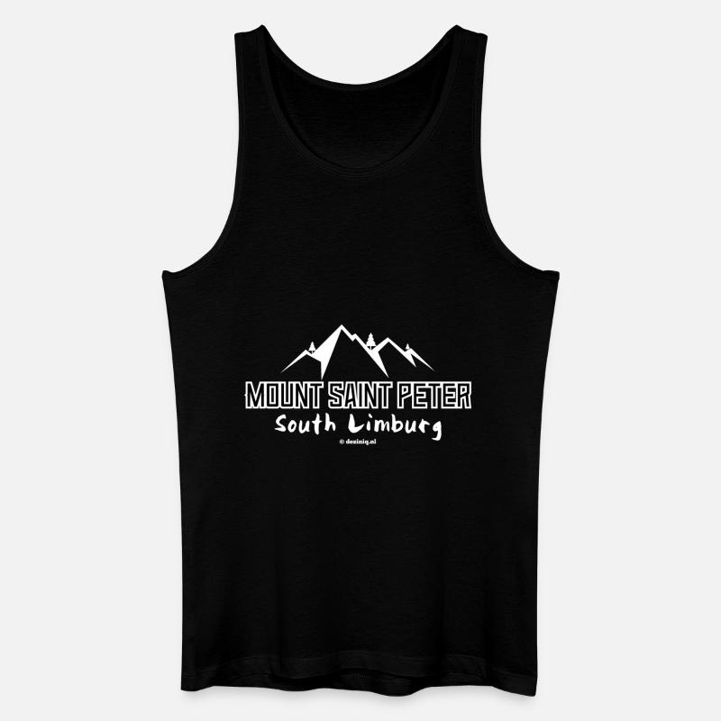 Mount Saint Peter - Männer Bio Tank Top - Schwarz