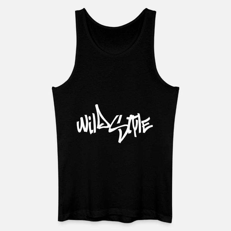 Wildstyle - Hip Hop - Männer Bio Tank Top - Schwarz