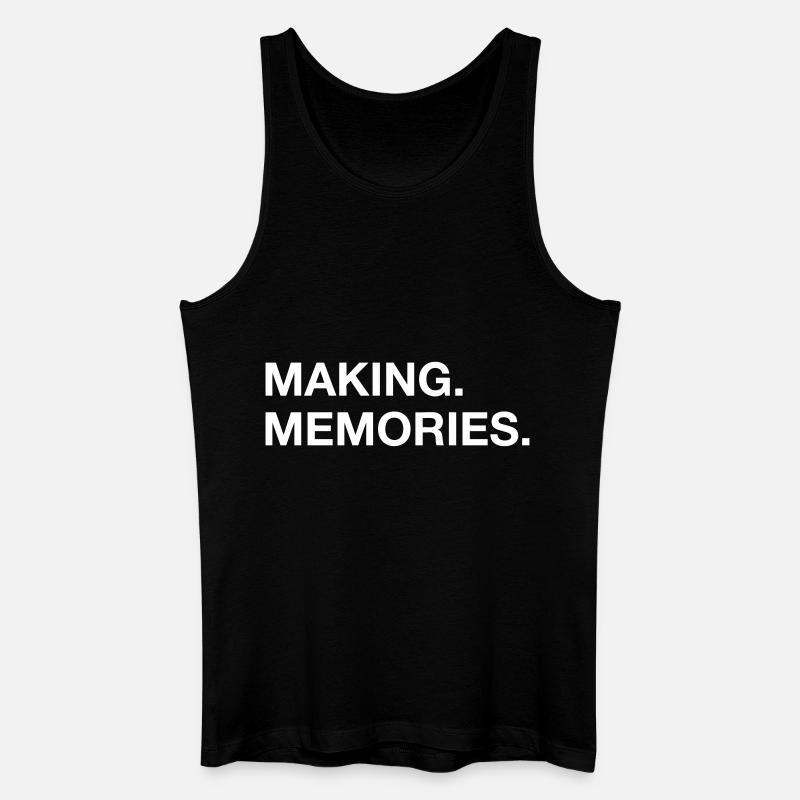 making memories - Männer Bio Tank Top - Schwarz