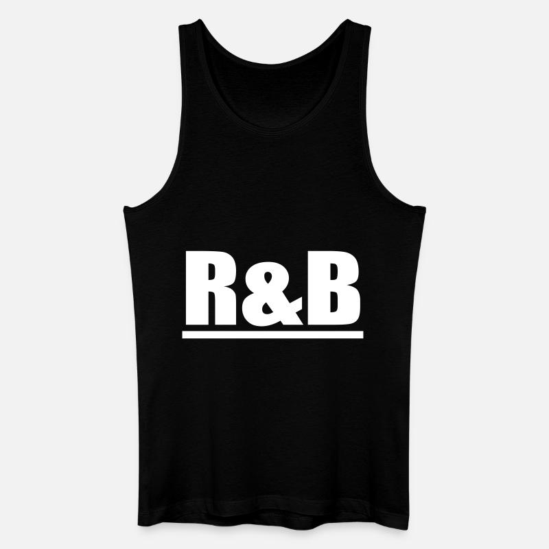 Rnb - Männer Bio Tank Top - Schwarz