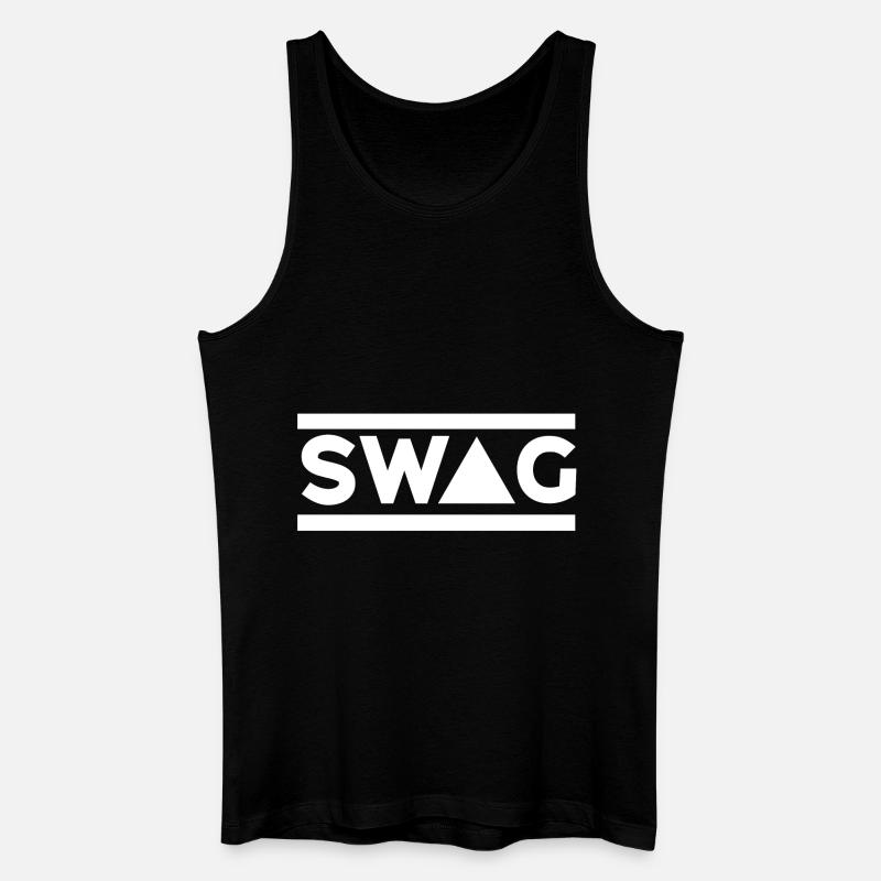 SWAG - Männer Bio Tank Top - Schwarz