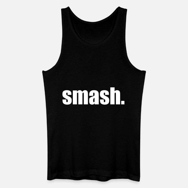 smash punkt w - Männer Bio Tank Top - Schwarz