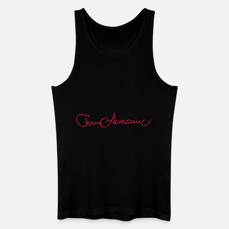 Team Awesome - Männer Bio Tank Top - Schwarz