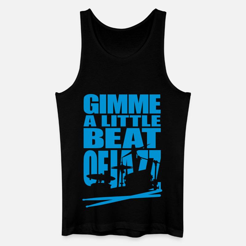 Gimme, Jazz - Männer Bio Tank Top - Schwarz