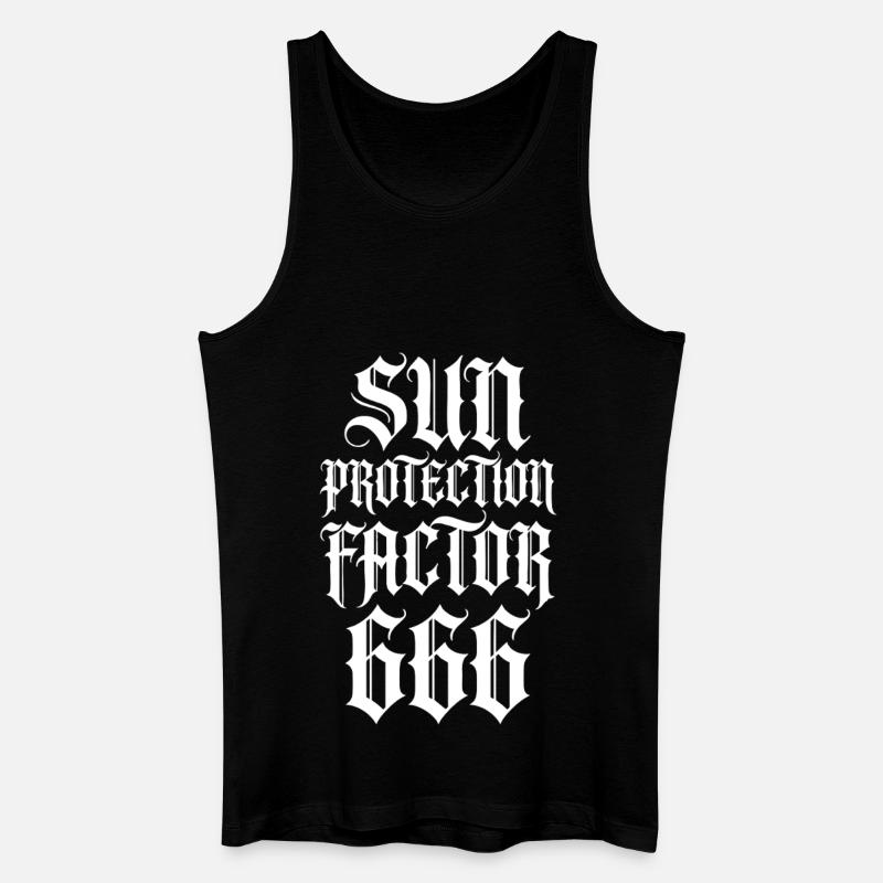 Gothic Provokationsspruch - Männer Bio Tank Top - Schwarz