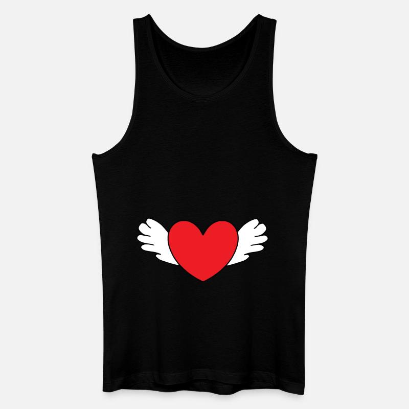 Saint-Valentin, Saint-Valentin, Saint-Valentin - Débardeur bio Homme - noir