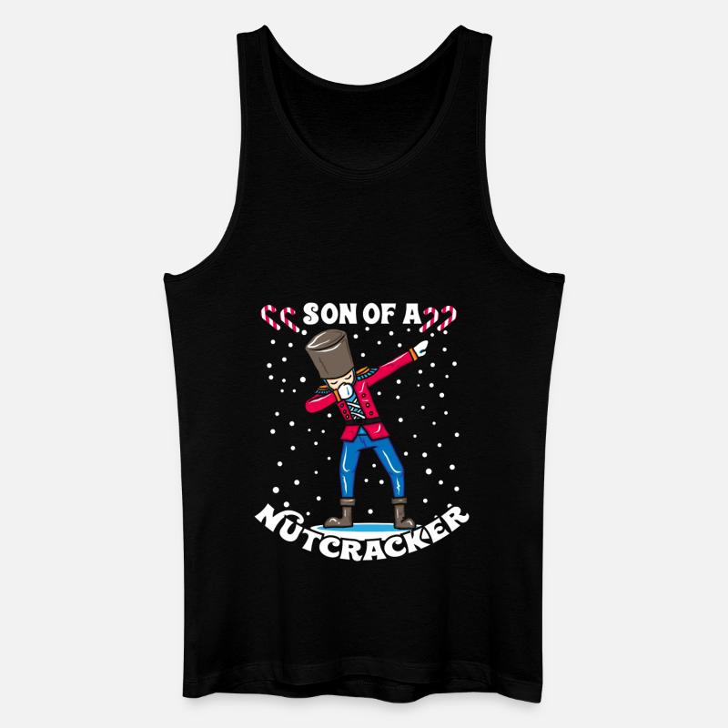 Dabbing Nutcracker Christmas gift DAB - Men’s Organic Tank Top - black