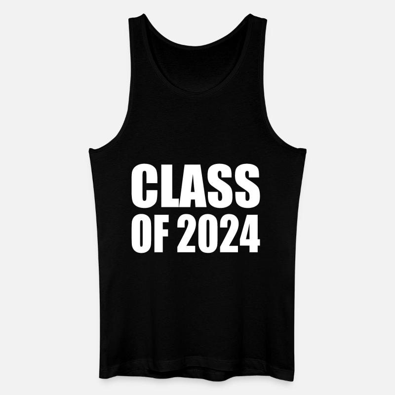 Class of 2024 - Männer Bio Tank Top - Schwarz