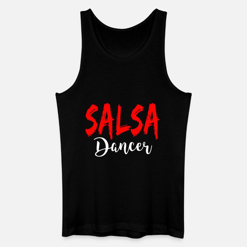Salsa Dancer - Salsa Dance Shirt - Männer Bio Tank Top - Schwarz